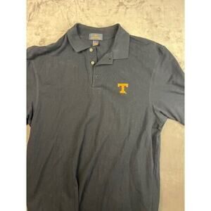 Antigua Polo Black “Tennessee Volunteers” Logo S/S Men’s Size Large University‎